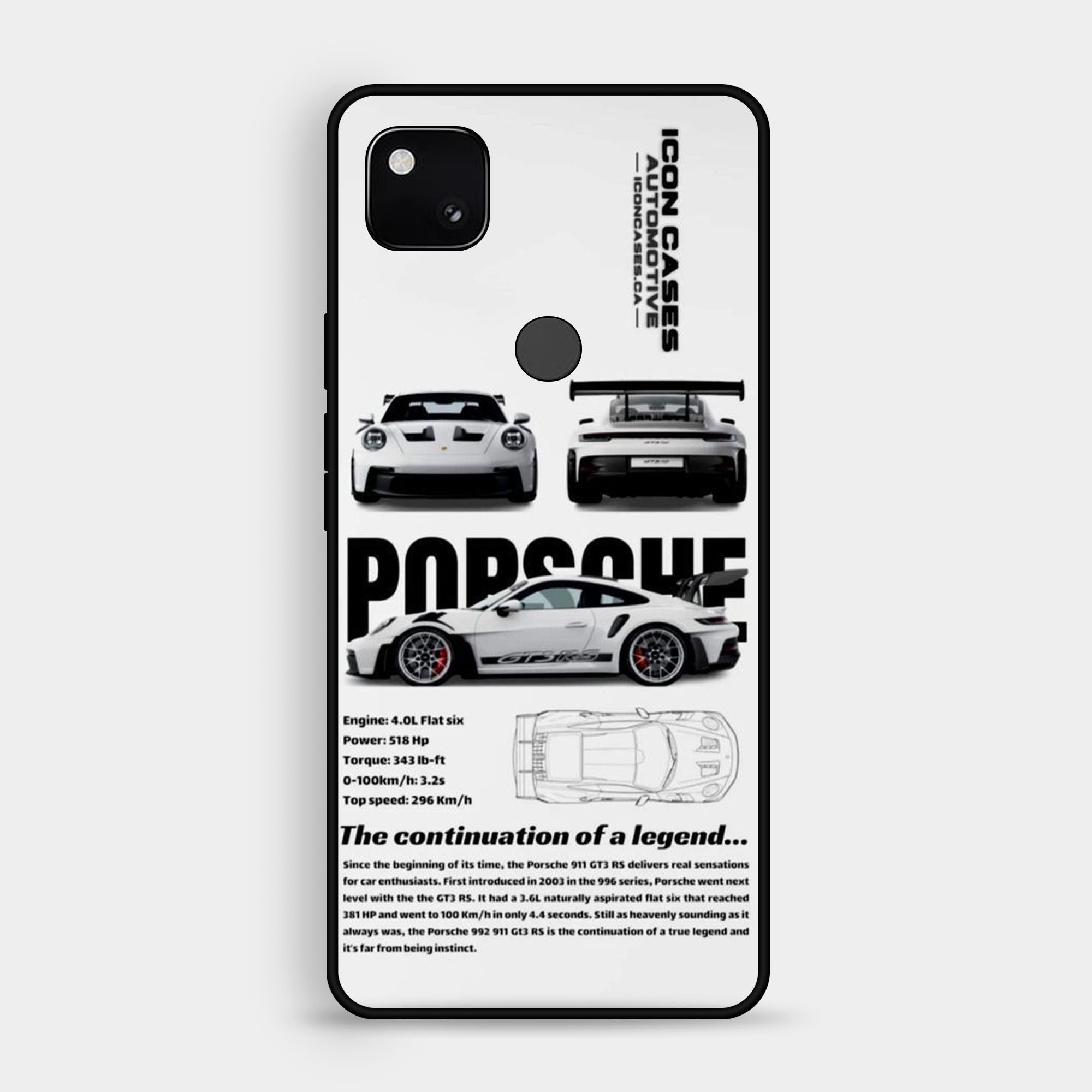 Google Pixel 4a - Wallpaper 100 - Premium Printed Glossy Phone Case