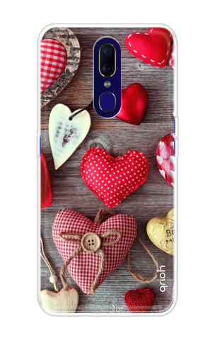 Valentine Hearts Soft Cover for Oppo F11