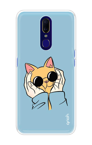 Attitude Cat Soft Cover for Oppo F11