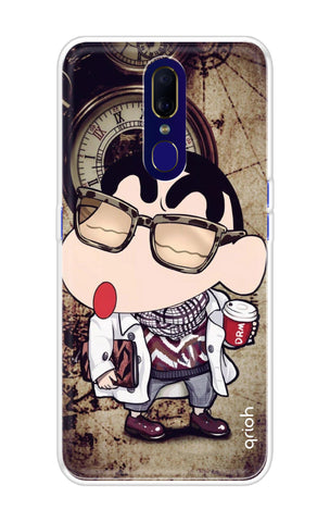 Nerdy Shinchan Soft Cover for Oppo F11