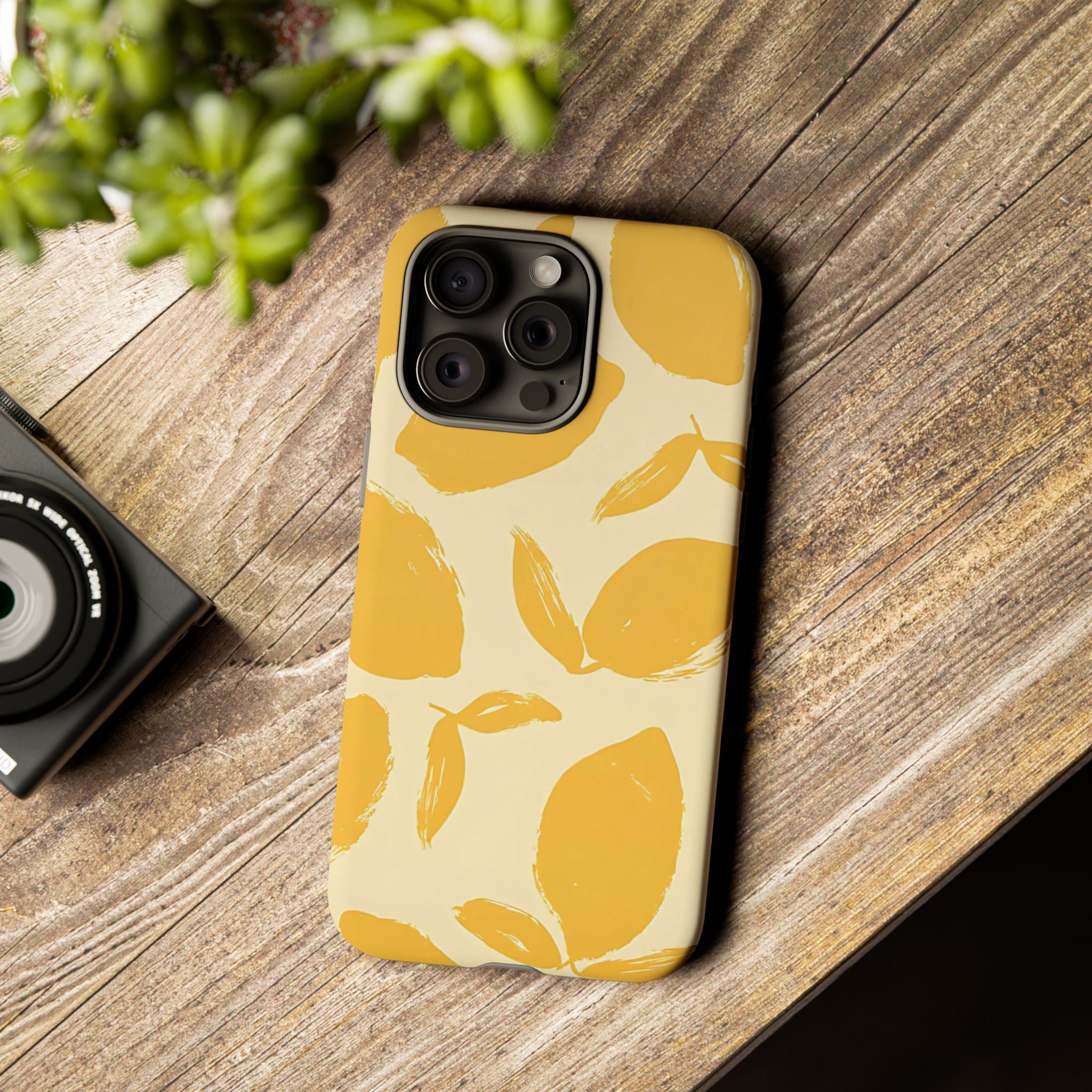 Citrus Glow Premium Tough Shining Phone Case (Double Layer) Available For All iPhone Models