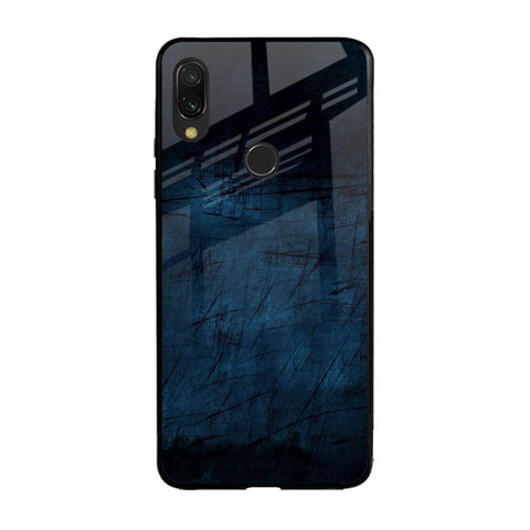 Dark Blue Grunge Glossy Case for Xiaomi Redmi Note 7S