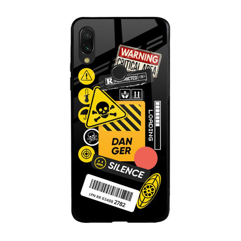 Danger Signs Glossy Case for Xiaomi Redmi Note 7S