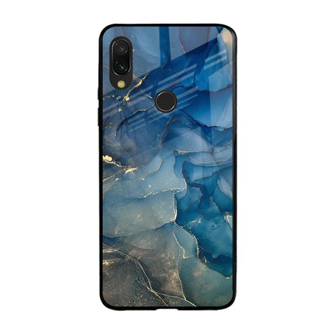 Blue Cool Marble Glossy Case for Xiaomi Redmi Note 7S