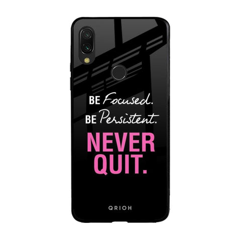 Be Focused Glossy case for Xiaomi Redmi Note 7S