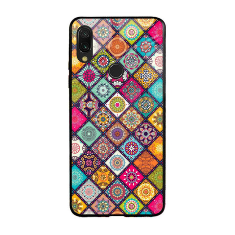 Multicolor Mandala Glossy Case for Xiaomi Redmi Note 7S
