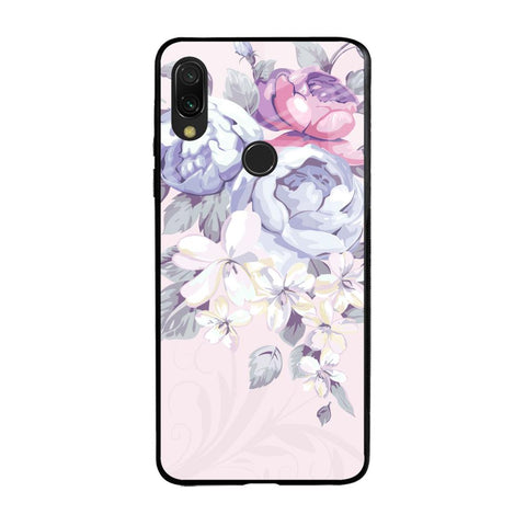 Elegant Floral Glossy case for Xiaomi Redmi Note 7S