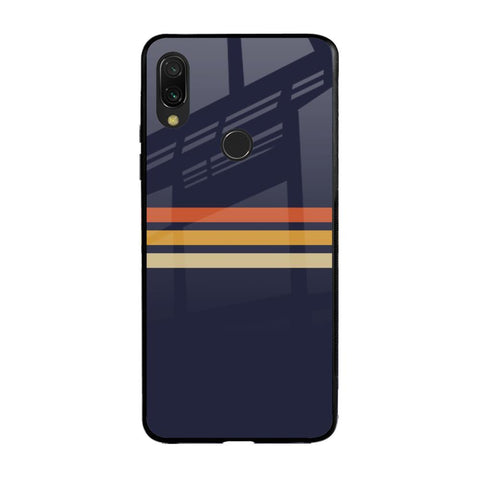Tricolor Stripes Glossy Case For Xiaomi Redmi Note 7S