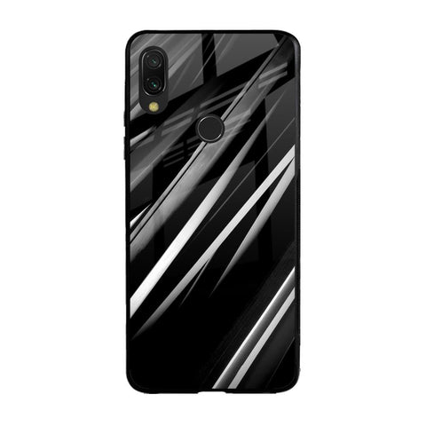 Black & Grey Gradient Glossy Case For Xiaomi Redmi Note 7S