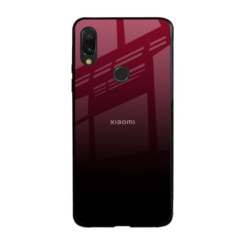 Wine Red Glossy Case For Xiaomi Redmi Note 7S