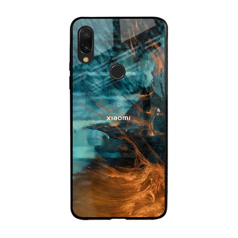 Golden Splash Glossy Case for Xiaomi Redmi Note 7S