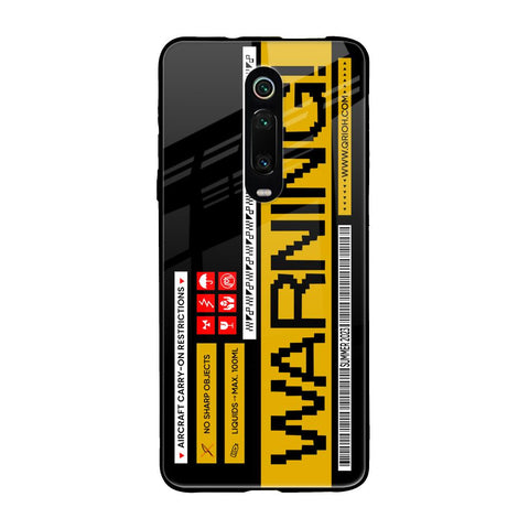 Aircraft Warning Glossy Case for Xiaomi Redmi K20