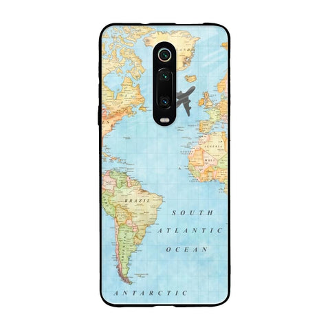Travel Map Glossy Case for Xiaomi Redmi K20