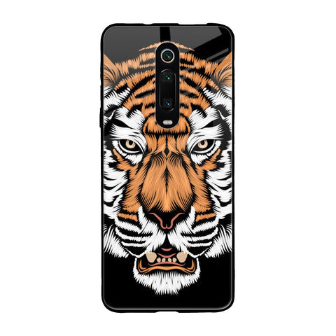 Angry Tiger Glossy Case For Xiaomi Redmi K20