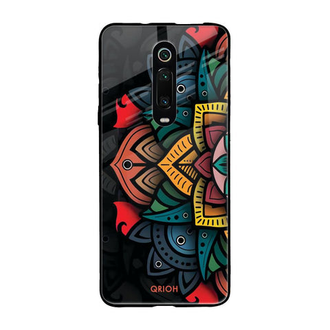 Retro Gorgeous Flower Glossy Case for Xiaomi Redmi K20
