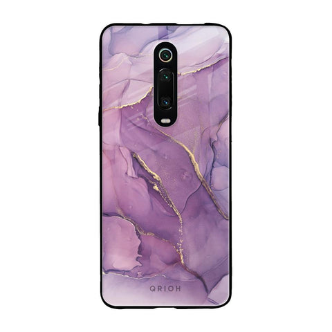 Purple Gold Marble Glossy Case for Xiaomi Redmi K20
