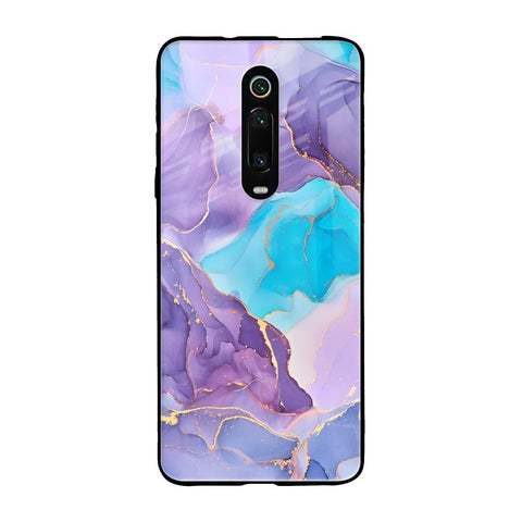 Alcohol ink Marble Glossy Case for Xiaomi Redmi K20