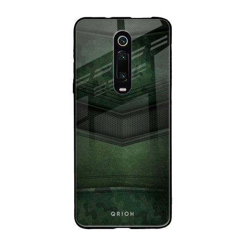 Green Leather Glossy Case for Xiaomi Redmi K20