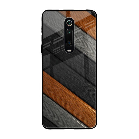 Tri Color Wood Glossy Case for Xiaomi Redmi K20