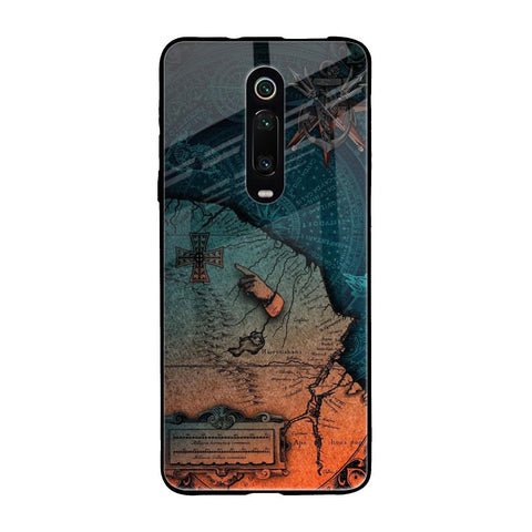 Geographical Map Glossy Case for Xiaomi Redmi K20