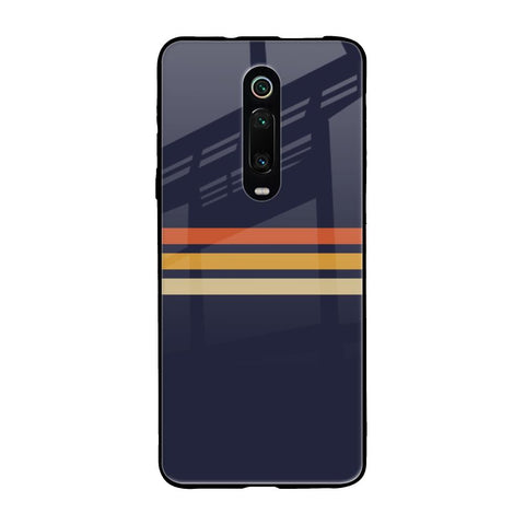 Tricolor Stripes Glossy Case For Xiaomi Redmi K20