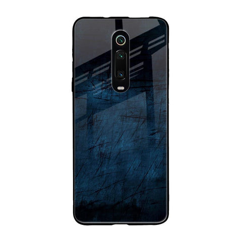 Dark Blue Grunge Glossy Case for Xiaomi Redmi K20 Pro
