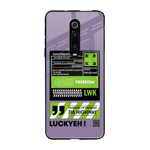 Run & Freedom Glossy Case for Xiaomi Redmi K20 Pro