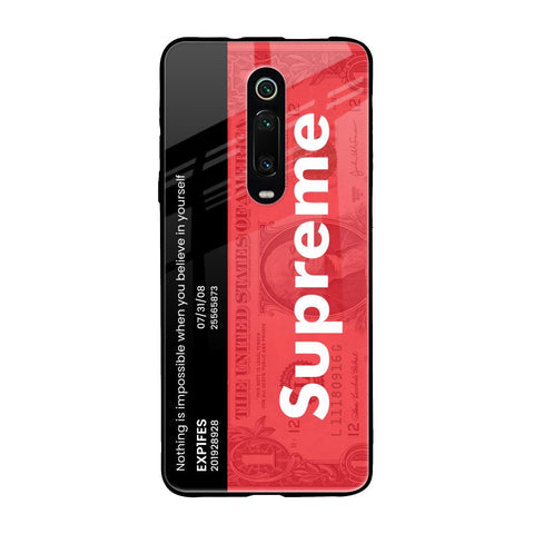 Supreme Ticket Glossy Case for Xiaomi Redmi K20 Pro