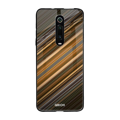 Diagonal Slash Pattern Glossy Case for Xiaomi Redmi K20 Pro