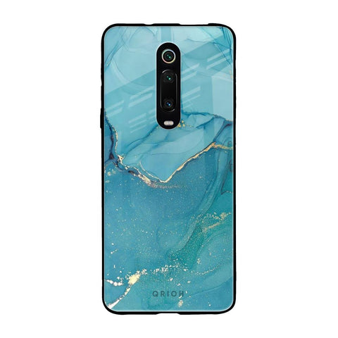 Blue Golden Glitter Glossy Case for Xiaomi Redmi K20 Pro