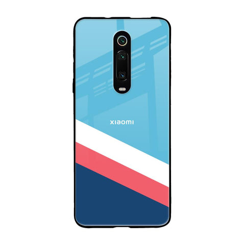 Pink & White Stripes Glossy Case For Xiaomi Redmi K20 Pro