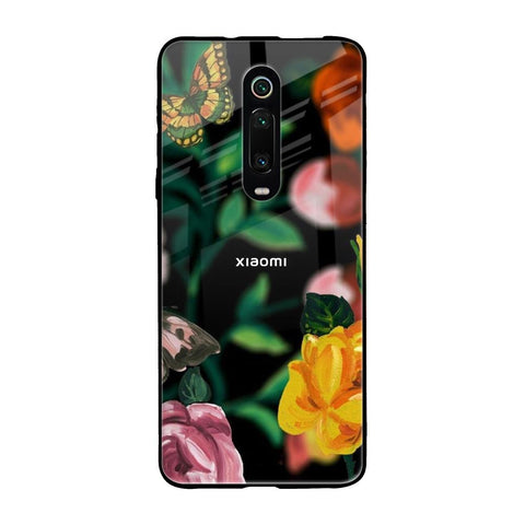 Flowers & Butterfly Glossy Case for Xiaomi Redmi K20 Pro