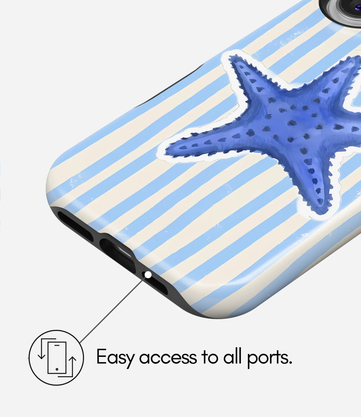 Coastal Starfish Premium Tough Shining Phone Case (Double Layer) Available For All iPhone Models