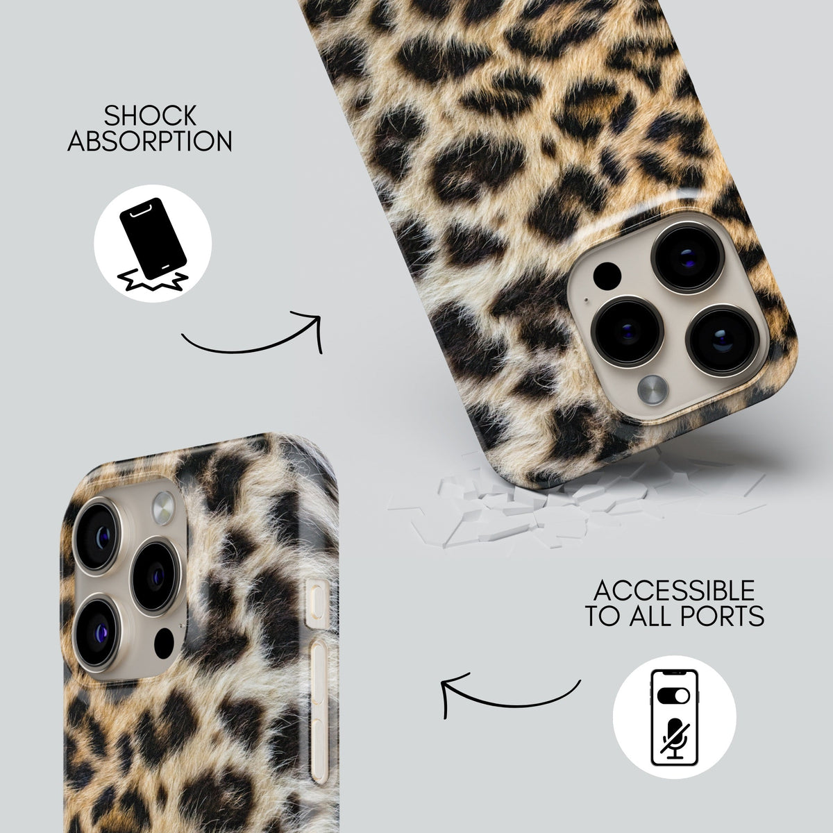 Rawr Premium Tough Shining Phone Case (Double Layer) Available For All iPhone Models