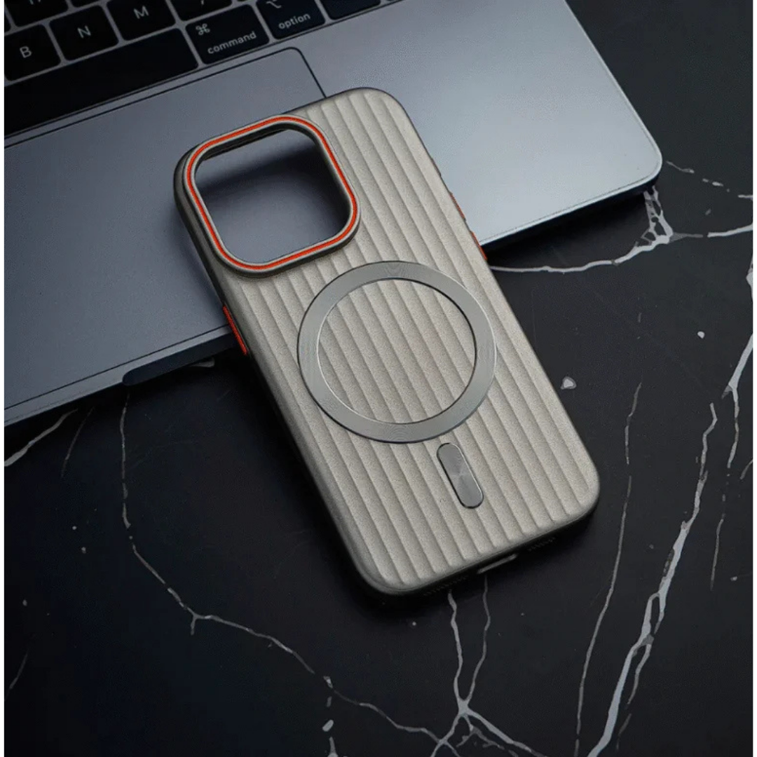 Striped Matte Magnetic Phone Case