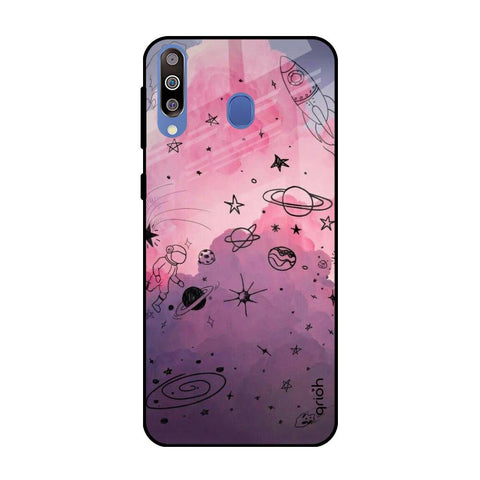 Space Doodles Glossy Case for Samsung Galaxy M40
