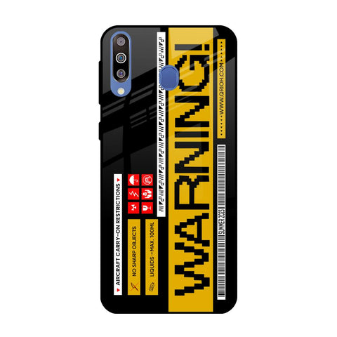 Aircraft Warning Glossy Case for Samsung Galaxy M40