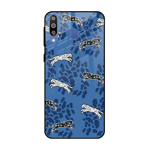 Blue Cheetah Glossy Case for Samsung Galaxy M40