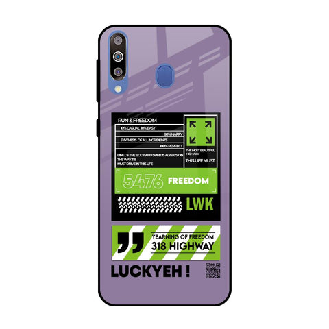 Run & Freedom Glossy Case for Samsung Galaxy M40