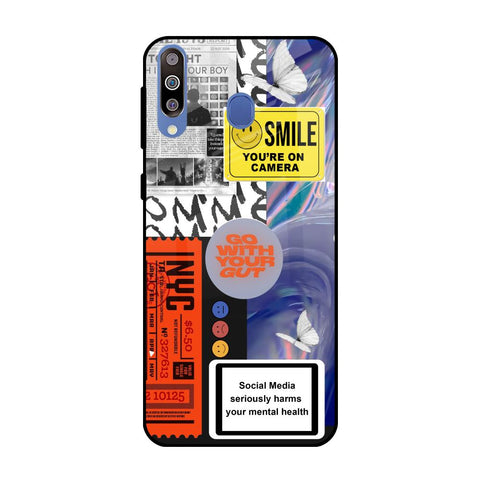 Smile for Camera Glossy Case for Samsung Galaxy M40