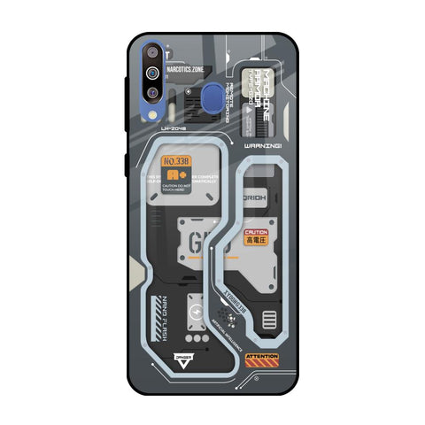 Retro Futuristic Glossy Case for Samsung Galaxy M40