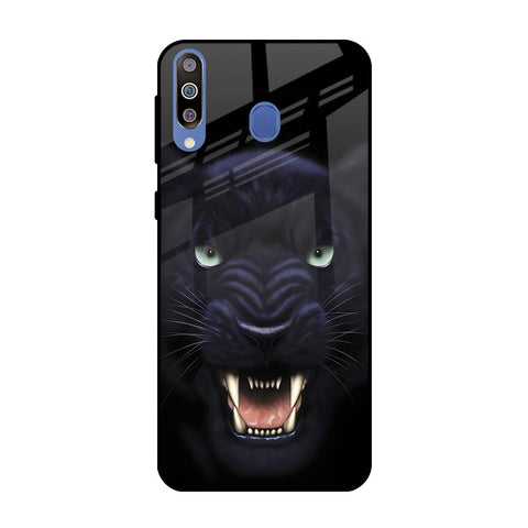 Angry Black Leopard Glossy Case for Samsung Galaxy M40