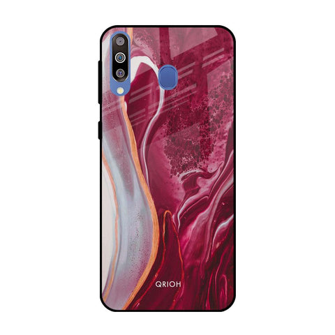 Crimson Ruby Glossy Case for Samsung Galaxy M40