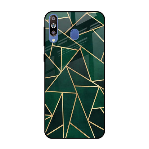 Abstract Green Glossy Case For Samsung Galaxy M40