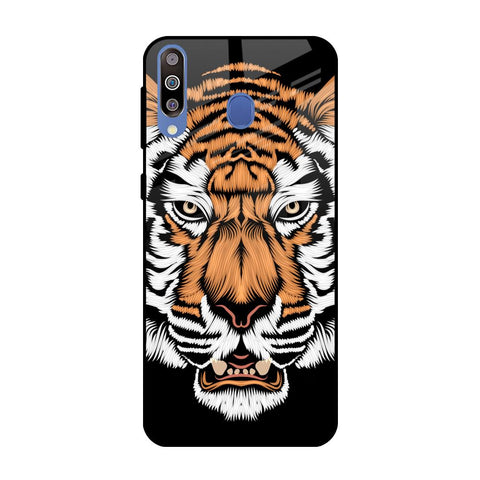Angry Tiger Glossy Case For Samsung Galaxy M40