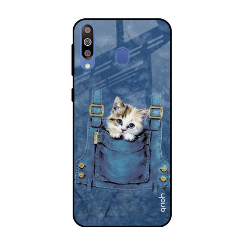 Kitty In Pocket Glossy Case For Samsung Galaxy M40