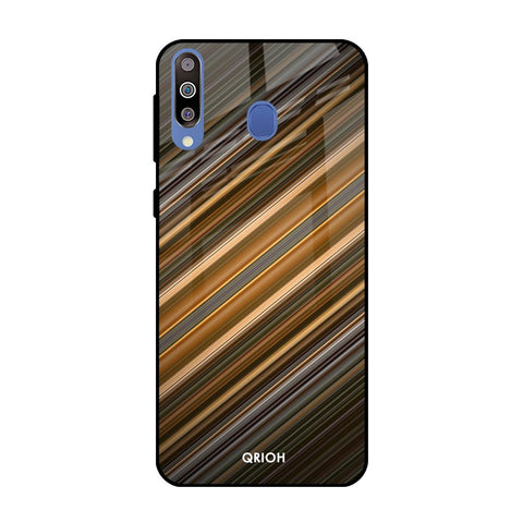 Diagonal Slash Pattern Glossy Case for Samsung Galaxy M40