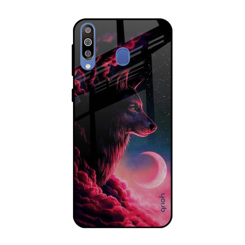 Moon Wolf Glossy Case for Samsung Galaxy M40
