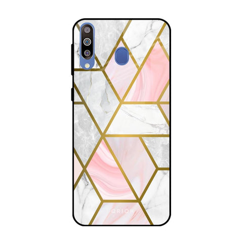 Geometrical Marble Glossy Case for Samsung Galaxy M40