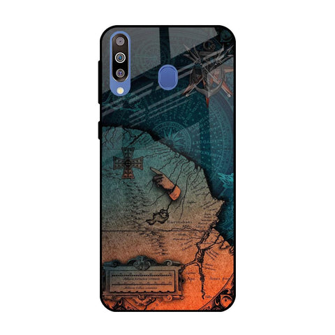 Geographical Map Glossy Case for Samsung Galaxy M40